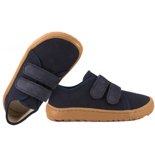 FRODDO G1700440-2 BAREFOOT PÓŁBUTY TEKSTYLNE KAPCIE TRAMPKI SKÓRZANA WKŁADKA