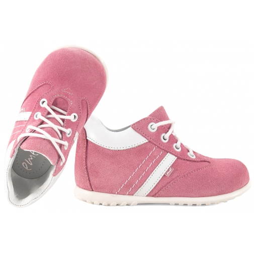 EMEL ES2045A-20 PÓŁBUTY SKÓRZANE PROFILAKTYCZNE TRZEWIKI ZAMSZOWE ROCZKI różowe