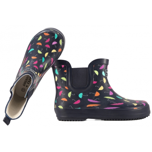 AMERICAN CLUB KA02/20 KALOSZE DZIEWCZĘCE GUMOWCE KRÓTKIE ZA KOSTKĘ