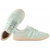 FILIPPO DP7508 SKÓRZANE PÓŁBUTY DAMSKIE SPORTOWE SNEAKERSY ZAMSZOWE miętowe