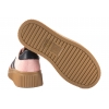 FILIPPO DP6776 PÓŁBUTY DAMSKIE SNEAKERSY NA PLATFORMIE SKÓRZANE różowe