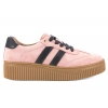 FILIPPO DP6776 PÓŁBUTY DAMSKIE SNEAKERSY NA PLATFORMIE SKÓRZANE różowe