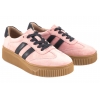 FILIPPO DP6776 PÓŁBUTY DAMSKIE SNEAKERSY NA PLATFORMIE SKÓRZANE różowe