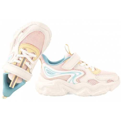 BARTEK 8702015 PÓŁBUTY SPORTOWE DZIEWCZĘCE SNEAKERSY RZEP PU