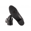 POTOCKI 26-12807 CZÓŁENKA DAMSKIE PÓŁBUTY NA OBCASIE EKO czarne