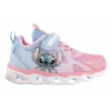 BARTEK 8703815 ŚWIECĄCE SPORTOWE DZIEWCZĘCE SNEAKERSY RZEPY Stitch