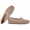 POTOCKI 26-09301 AŻUROWE MOKASYNY DAMSKIE PÓŁBUTY ZAMSZOWE khaki