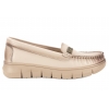 POTOCKI 26-19427  SKÓRZANE MOKASYNY DAMSKIE PÓŁBUTY beżowe