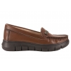 POTOCKI 26-19427  SKÓRZANE MOKASYNY DAMSKIE PÓŁBUTY brązowe