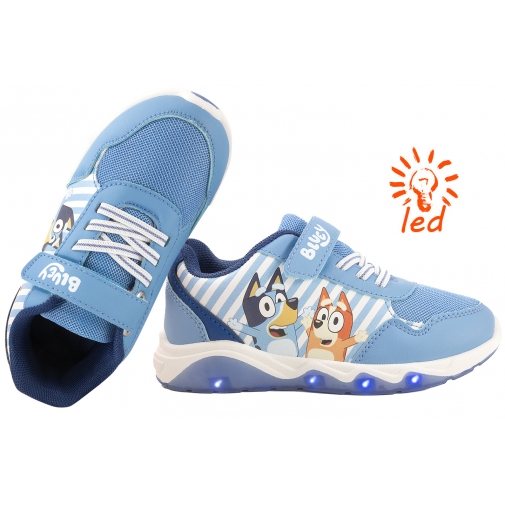BARTEK 8703716 BUTY ŚWIECĄCE DZIECIĘCE SPORTOWE SNEAKERSY RZEPY Bluey