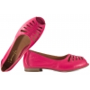 MACIEJKA P7541-15 BALERINKI AŻUROWE DAMSKIE PÓŁBUTY BALERINY SKÓRZANE różowe