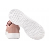EMEL E4229M-1 BUTY SPORTOWE DZIEWCZĘCE SNEAKERSY PÓŁBUTY PU RZEP łososiowe