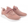 EMEL E4229M-1 BUTY SPORTOWE DZIEWCZĘCE SNEAKERSY PÓŁBUTY PU RZEP łososiowe