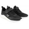 EMEL E4229M BUTY SPORTOWE DZIECIĘCE SNEAKERSY PÓŁBUTY PU RZEP czarne