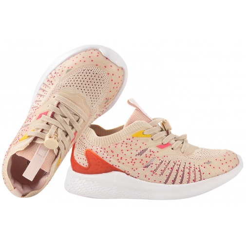 EMEL E4226 BUTY SPORTOWE DZIEWCZĘCE SNEAKERSY TEKSTYLNE PÓŁBUTY PU