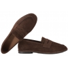 RAVINI 060 10050 MOKASYNY ZAMSZOWE PÓŁBUTY SKÓRZANE LORDSY ciemny brąz