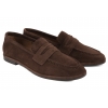 RAVINI 060 10050 MOKASYNY ZAMSZOWE PÓŁBUTY SKÓRZANE LORDSY ciemny brąz