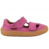 FRODDO G3150291-7 BAREFOOT SANDAŁY DZIECIĘCE PÓŁBUTY WYCIĘTE SKÓRZANE fuksja