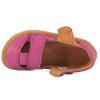 FRODDO G3150291-7 BAREFOOT SANDAŁY DZIECIĘCE PÓŁBUTY WYCIĘTE SKÓRZANE fuksja