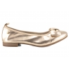 MACIEJKA P6802-25 BALERINKI DAMSKIE PÓŁBUTY BALERINY SKÓRZANE złote