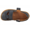 FRODDO G3150291 BAREFOOT SANDAŁY DZIECIĘCE PÓŁBUTY WYCIĘTE SKÓRZANE granatowe