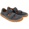 FRODDO G3150291 BAREFOOT SANDAŁY DZIECIĘCE PÓŁBUTY WYCIĘTE SKÓRZANE granatowe