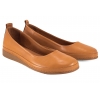 RAVINI 91182 BAREFOOT BALERINY SKÓRZANE DAMSKIE karmelowe