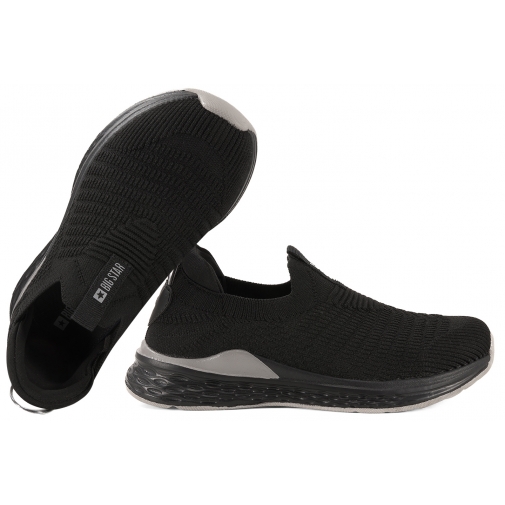 BIG STAR TT374002 BUTY SPORTOWE DZIECIĘCE WSUWKI TEKSTYLNE SNEAKERSY PU