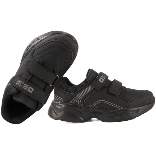 BIG STAR TT374009 BUTY SPORTOWE DZIECIĘCE SNEAKERSY RZEPY PU