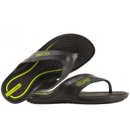 CALYPSO ATLETICO F2006-A01S KLAPKI JAPONKI MĘSKIE BASENOWE PRYSZNICOWE czarne