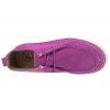 FILIPPO DP7604 PÓŁBUTY  SKÓRZANE MOKASYNY SZNUROWANE ZAMSZOWE fuksja