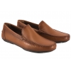 LA CUOIERIA BOL MF002 MOKASYNY SKÓRZANE MĘSKIE PÓŁBUTY CASUAL WSUWKI brązowe
