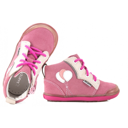BARTEK 81844 TRZEWIKI DZIEWCZĘCE PÓŁBUTY różowe