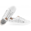 FILIPPO DP7681 PÓŁBUTY AŻUROWE DAMSKIE SNEAKERSY SKÓRZANE białe