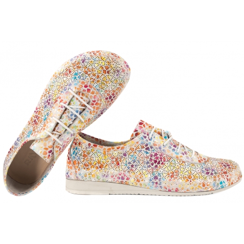 RAVINI 911853ZN BAREFOOT AŻUROWE PÓŁBUTY SKÓRZANE DAMSKIE CASUAL multikolor