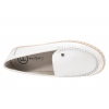 FILIPPO DP7527 PÓŁBUTY SKÓRZANE DAMSKIE MOKASYNY białe
