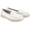 FILIPPO DP7527 PÓŁBUTY SKÓRZANE DAMSKIE MOKASYNY białe