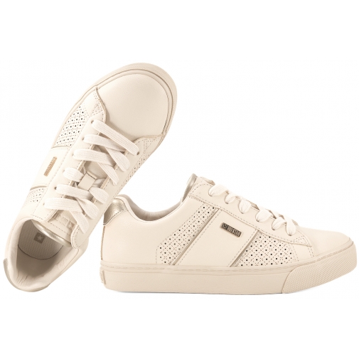 BIG STAR TT274292 AŻUROWE BUTY SPORTOWE SNEAKERSY DAMSKIE beżowe