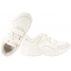 BIG STAR TT374007 BUTY SPORTOWE DZIECIĘCE SNEAKERSY RZEPY PU białe