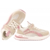 BIG STAR TT374151 BUTY SPORTOWE DZIEWCZĘCE SNEAKERSY RZEPY beżowe