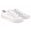 BIG STAR TT274772 TRAMPKI PÓŁTRAMPKI DAMSKIE TENISÓWKI TEKSTYLNE białe