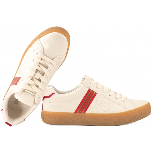 BIG STAR TT274307 BUTY SPORTOWE SNEAKERSY DAMSKIE  EKO beżowe