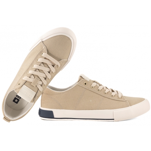 BIG STAR TT174293 TRAMPKI SPORTOWE MĘSKIE TENISÓWKI TEKSTYLNE beżowe