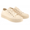 BIG STAR TT274271 TRAMPKI DAMSKIE TENISÓWKI TEKSTYLNE NA PLATFORMIE beżowe