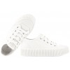 BIG STAR TT274269 TRAMPKI DAMSKIE TENISÓWKI TEKSTYLNE NA PLATFORMIE białe