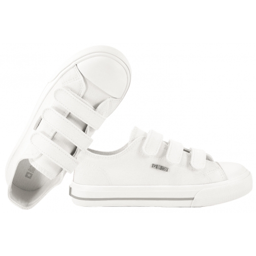 BIG STAR TT374169 TRAMPKI DZIECIĘCE TENISÓWKI TEKSTYLNE RZEPY białe