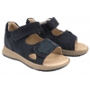 PRIMIGI 1365500 SANDAŁKI SKÓRZANE DZIECIĘCE SANDAŁY ZAMSZOWE PU granatowe