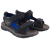 PRIMIGI 1397733 SANDAŁKI CHŁOPIĘCE SANDAŁY SKÓRZANE/TEKSTYLNE granatowe