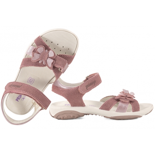 PRIMIGI 1383700 SANDAŁKI DZIEWCZĘCE SANDAŁY SKÓRZANE NA RZEPY