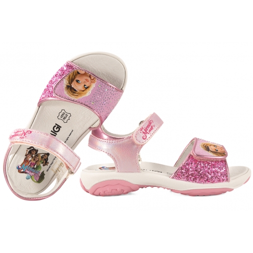 PRIMIGI 1384300 SANDAŁKI DZIEWCZĘCE SANDAŁY NA RZEPY Mermaid Magic